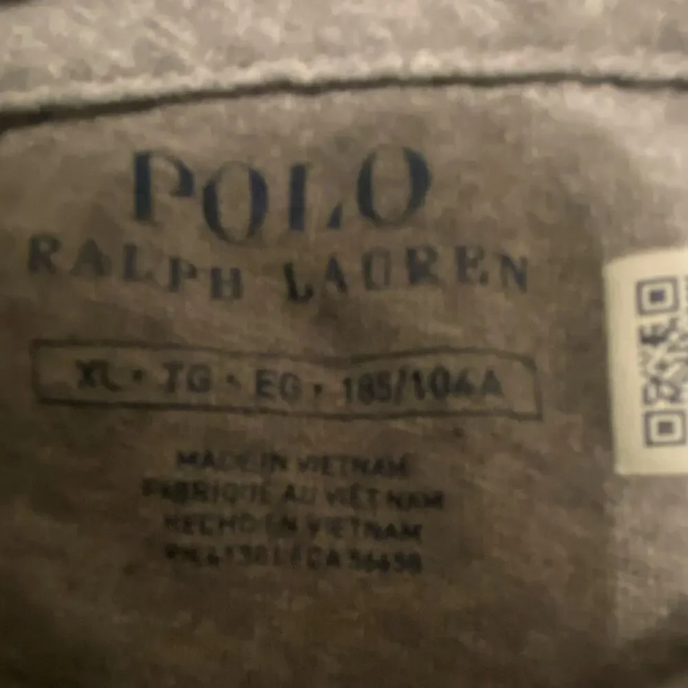 Polo Ralph Lauren Men's Gray Pullover Hoodie XL Jersey Drawstring Logo